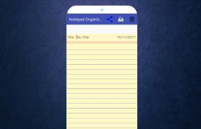 Notepad Organizer 2018 screenshot 2