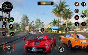 Rennsport im Highway Car 2018 City Traffic Race 3D screenshot 1