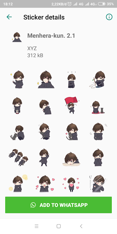 menhera kun stickers｜TikTok Search