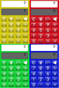 Colorful calculator screenshot 1