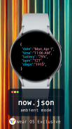 now.json - JSON Watch Face screenshot 1