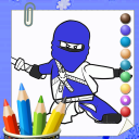 Ninja Coloring Game