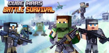 Cube Wars Battle Survival screenshot 0