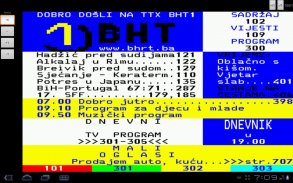 BHT1 Teletekst screenshot 0