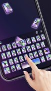 Tema Keyboard Metal 3d Laser screenshot 2