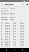 Investment Calculator screenshot 1