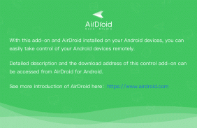 AirDroid Control Add-on screenshot 1