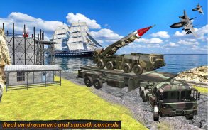Army missile transport Driver screenshot 2