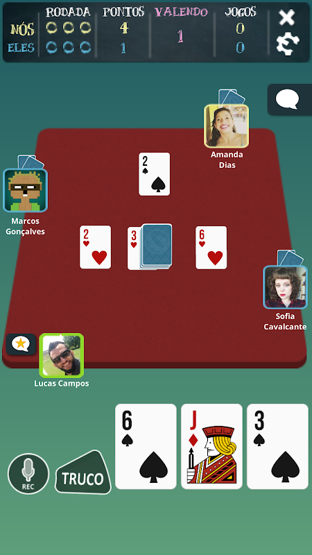 Truco Mineiro Online for Free - Card Games