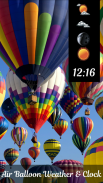 Air Balloon Weather & Clock screenshot 0