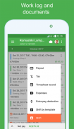Green Timesheet - shift work log and payroll app (Unreleased) screenshot 3