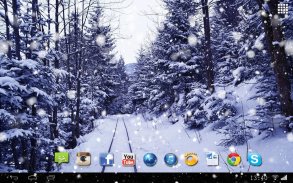 Winter Snowfall Live Wallpaper screenshot 5