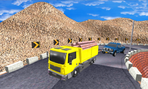 uphill cargo truck driving transport simulator screenshot 1