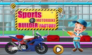 Sports Motorbike Maker Factory - Bike Builder Game screenshot 0