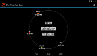 Multi Time Zone Clock screenshot 3