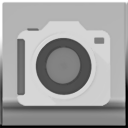 Black and White Camera Icon