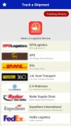 Track a Shipment - All In One Package Tracker screenshot 2