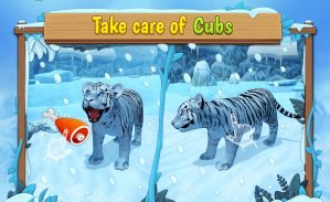 White Tiger Family Sim: Animal Simulator en línea screenshot 4