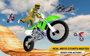 Gerçek Stunt Bike Pro Hileler Usta Yarış Oyunu 3D screenshot 4