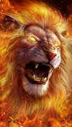 Fiery Roar Lion Live Wallpaper screenshot 3