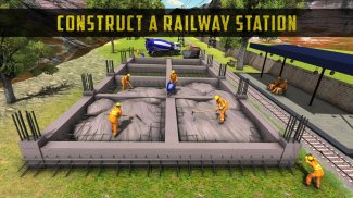 Train Station Construction Build Railway Simulator screenshot 5