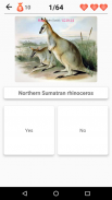 Extinct animals, endangered species! Rare animals screenshot 5