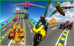 Rocket Jet Car Racing Stunts screenshot 2