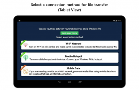 Mobile to PC File Transfer screenshot 0