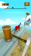 Corrida de Cavalo Divertida Jogo de Unicórnio 3D screenshot 2