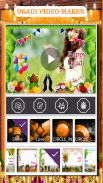 Ugadi Video Maker:Ugadi Wishes screenshot 1