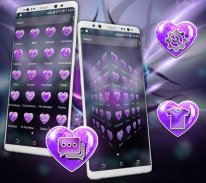 Purple Heart Launcher Theme screenshot 2