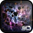 3D Galaxy live Wallpaper