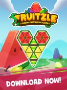 Fruitzle - Folding Hexagon Blocks Puzzle screenshot 10