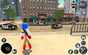 US Army Stickman Rope Hero-New Gangster Crime Game screenshot 3