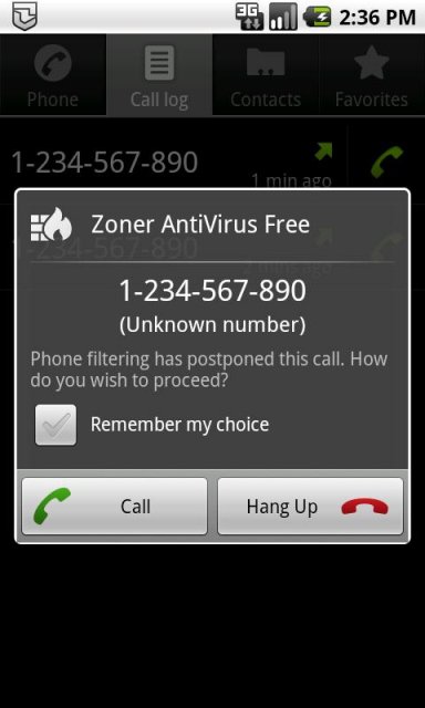 Zoner AntiVirus Screenshot