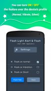 Flashlight Alert on Call / SMS screenshot 4