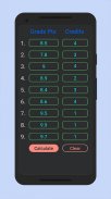 AMET CGPA Calculator screenshot 2
