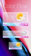 Color Flow GO Weather Widget Theme screenshot 0