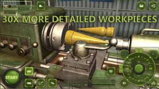 Lathe Machine 3D: Milling & Turning Simulator Game screenshot 11