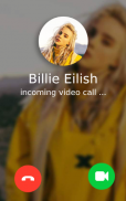 Billie Eilish Video Call l Fake Call From Billie screenshot 0