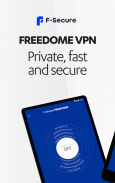 FREEDOME VPN Unlimited anonymous Wifi Security screenshot 17