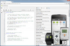 DroidScript - JavaScript Mobile Codierung screenshot 2