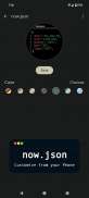 now.json - JSON Watch Face screenshot 4