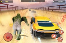 Crazy Gorilla GT Parkour: Free Mega Ramp Stunts screenshot 2