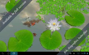 3D Lotus Pond Live Wallpaper screenshot 2