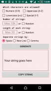 Random String Generator screenshot 1