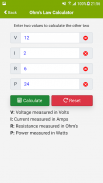 Ohm's Law Calculator screenshot 3