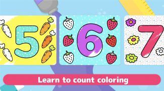 Coloring games for kids Learn screenshot 1