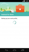 Aplicativo Android for Work screenshot 1