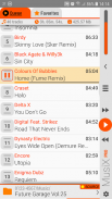 MusiX Material Light Orange Skin for music player screenshot 1